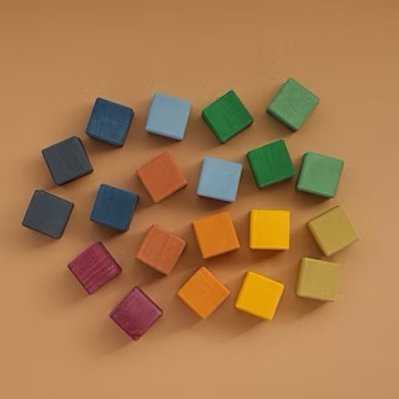 Raduga Grez Other - Raduga Grez Wooden Earth Tone Blocks 20 Count Minimalistic Original Box